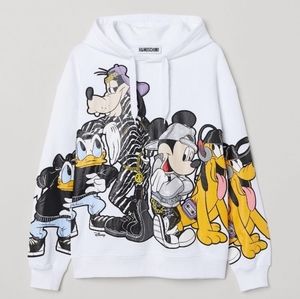 H&Moschino Disney hoodie, S (oversized)